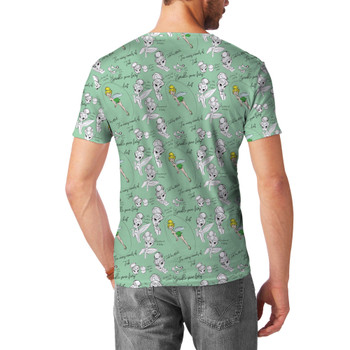Men's Cotton Blend T-Shirt - Drawing Tinkerbell