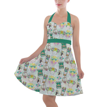 Halter Vintage Style Dress - Main Attraction Enchanted Tiki Room