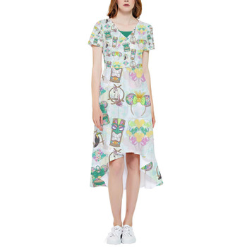 High Low Midi Dress - Main Attraction Enchanted Tiki Room