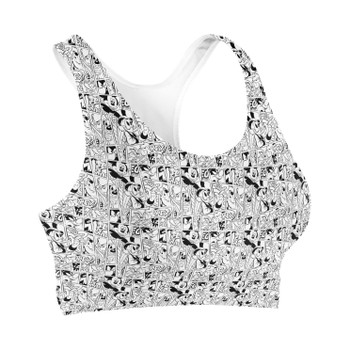 Sports Bra - Comic Book Mickey Mouse & Friends