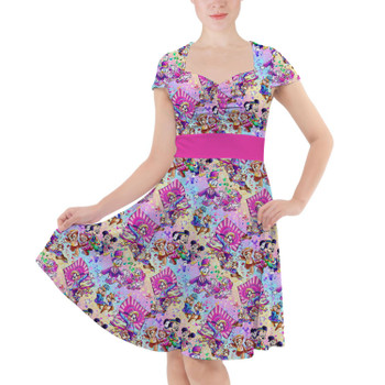 Sweetheart Midi Dress - Duffy, Mickey, & Friends