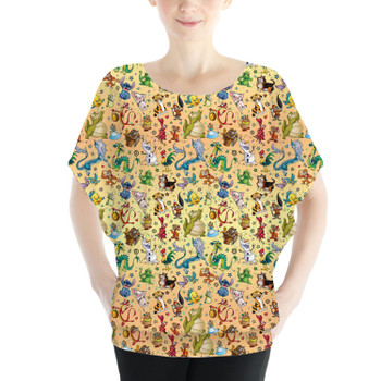 Batwing Chiffon Top - Disney Sidekicks