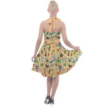 Halter Vintage Style Dress - Disney Sidekicks