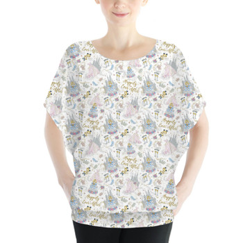 Batwing Chiffon Top - Happily Ever After Disney Weddings Inspired