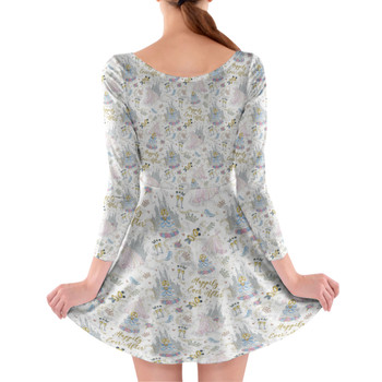 Longsleeve Skater Dress - Happily Ever After Disney Weddings Inspired