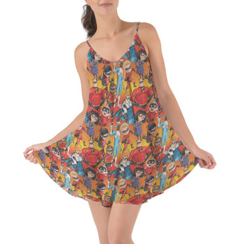 Beach Cover Up Dress - The Incredibles Sketched