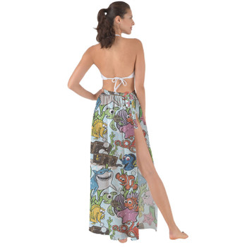 Maxi Sarong Skirt - Fish Are Friends Nemo Inspired