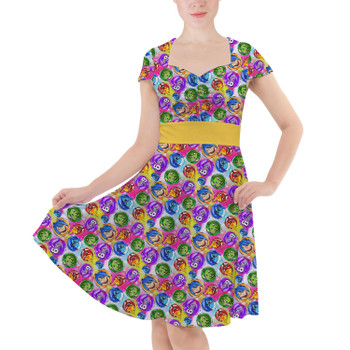 Sweetheart Midi Dress - Inside Out Pixar Inspired