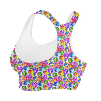 Sports Bra - Inside Out Pixar Inspired