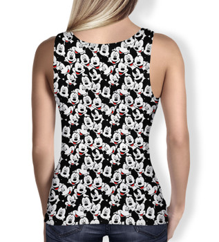 Women's Tank Top - Many Faces of Mickey Mouse