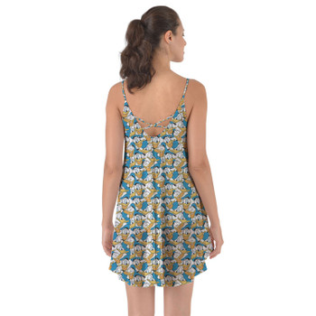 Beach Cover Up Dress - Many Faces of Donald Duck