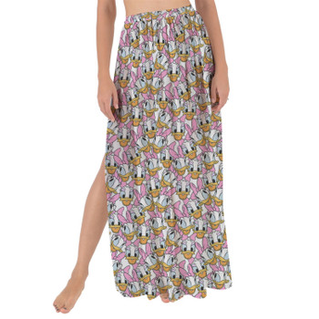 Maxi Sarong Skirt - Many Faces of Daisy Duck