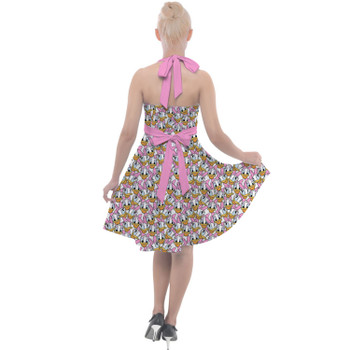 Halter Vintage Style Dress - Many Faces of Daisy Duck