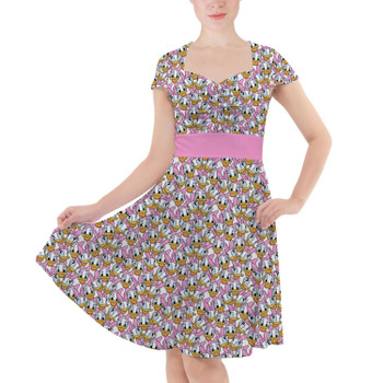 Sweetheart Midi Dress - Many Faces of Daisy Duck