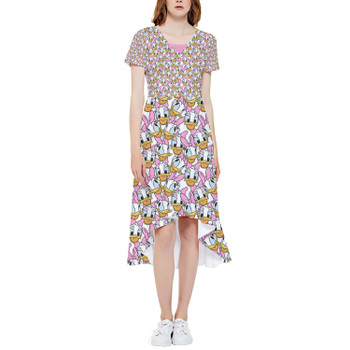 High Low Midi Dress - Many Faces of Daisy Duck