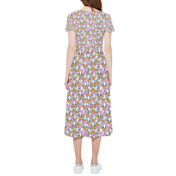 High Low Midi Dress - Many Faces of Daisy Duck