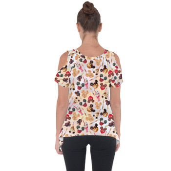 Cold Shoulder Tunic Top - Mickey Snacks