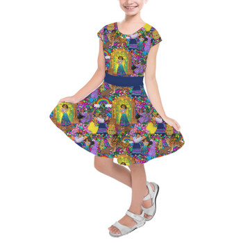 Girls Short Sleeve Skater Dress - Mirabel & Her Sisters