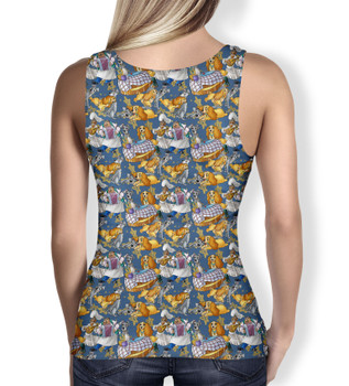 Women's Tank Top - Lady & The Tramp Sketched