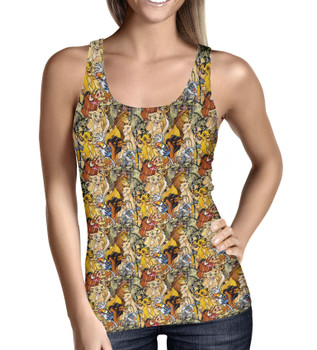 Women's Tank Top - Lion King Sketched