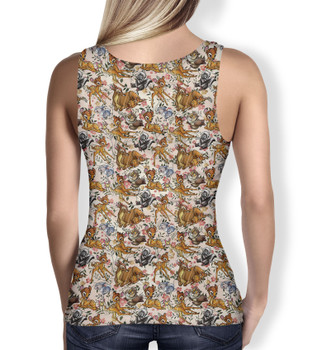 Women's Tank Top - Bambi Sketched