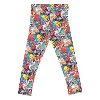 Girls' Leggings - The Little Mermaid Sketched