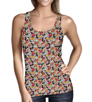 Women's Tank Top - Mickey Mouse Sketched