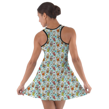 Cotton Racerback Dress - Seven Dwarfs Sketched