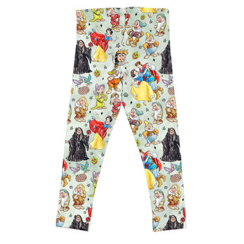 Girls' Leggings - Snow White And The Seven Dwarfs Sketched