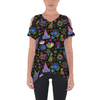 Cold Shoulder Tunic Top - Main Street Electrical Parade