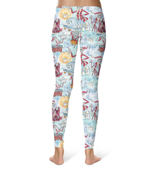 Sport Leggings - Santa Jack with Sally & Zero