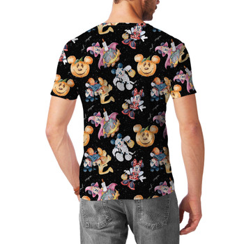 Men's Cotton Blend T-Shirt - Mickey & Minnie's Halloween Costumes