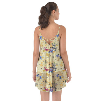 Beach Cover Up Dress - Mickey & Friends Boo To You