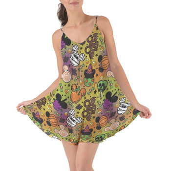 Beach Cover Up Dress - Disney Monster Snacks