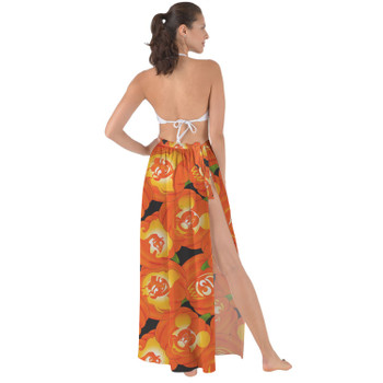 Maxi Sarong Skirt - Disney Carved Pumpkins