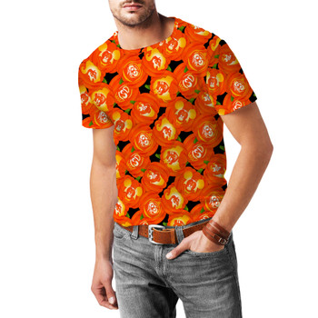 Men's Cotton Blend T-Shirt - Disney Carved Pumpkins