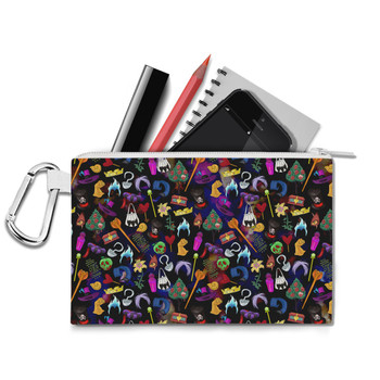 Canvas Zip Pouch - Disney Villain Icons