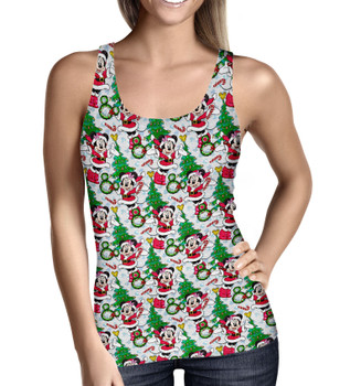 Women's Tank Top - Santa Minnie Mouse