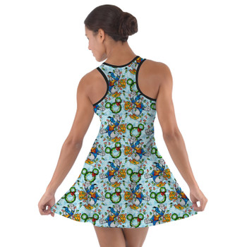 Cotton Racerback Dress - Donald Duck & the Christmas Lights