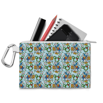 Canvas Zip Pouch - Donald Duck & the Christmas Lights