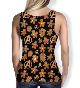 Women's Tank Top - Superhero Gingerbread Cookies