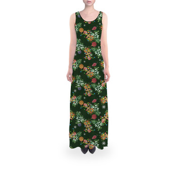 Flared Maxi Dress - A Baby Groot Christmas