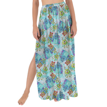 Maxi Sarong Skirt - A Monsters Inc Christmas