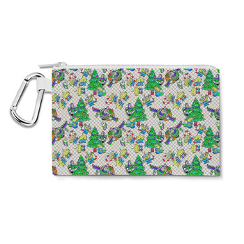 Canvas Zip Pouch - A Buzz & Aliens Christmas