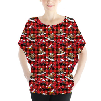 Batwing Chiffon Top - A Cars Christmas