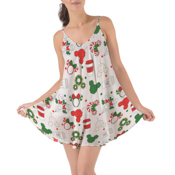 Beach Cover Up Dress - Christmas Snacks 'n Ears