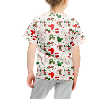 Youth Cotton Blend T-Shirt - Christmas Snacks 'n Ears