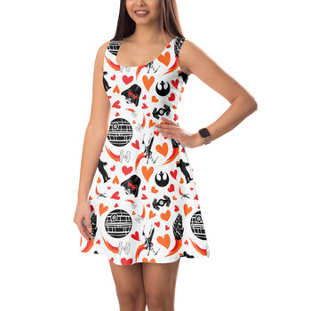 Sleeveless Flared Dress - Star Wars In Love