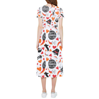 High Low Midi Dress - Star Wars In Love