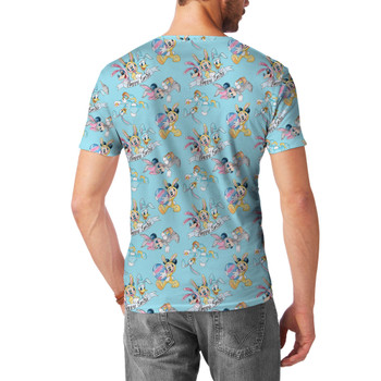 Men's Cotton Blend T-Shirt - Mickey Mouse & the Easter Bunny Costumes